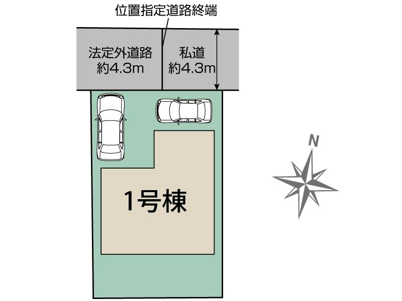 佐倉市井野1棟 区画図