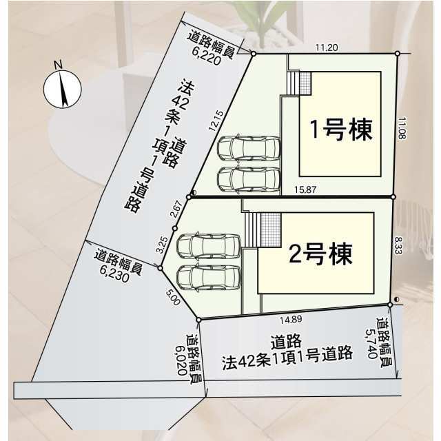 クレイドルガーデン白山市美川和波町 第2の見取り図