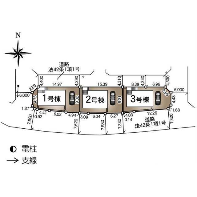 クレイドルガーデンいわき市平谷川瀬 第2の見取り図