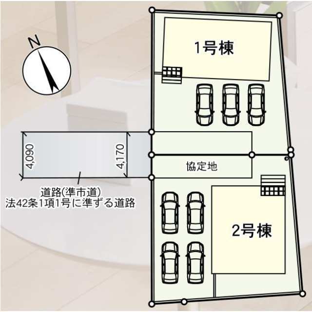 クレイドルガーデン大分市中戸次 第4の見取り図