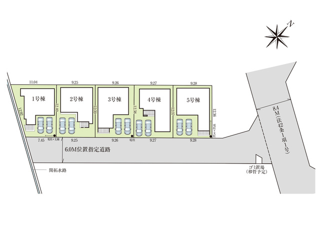 グラファーレ4346大津市下阪本５期５棟の見取り図