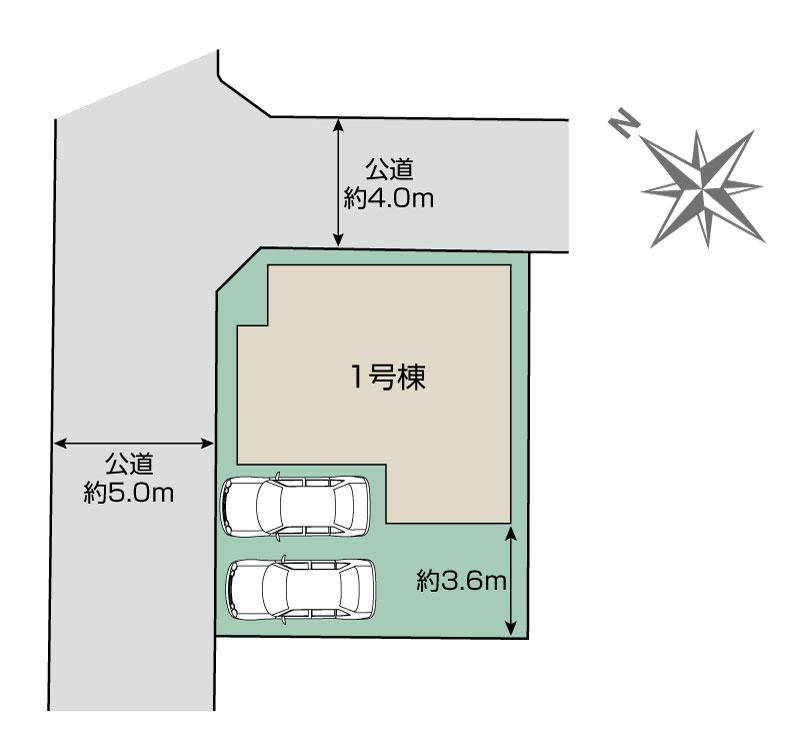 白岡市小久喜2期1棟 区画図