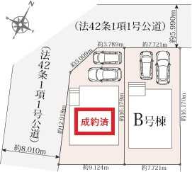 ハートフルタウン神戸須磨区東落合3丁目5番の見取り図