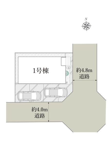 リナージュネクスジー練馬区土支田３丁目０１期の見取り図