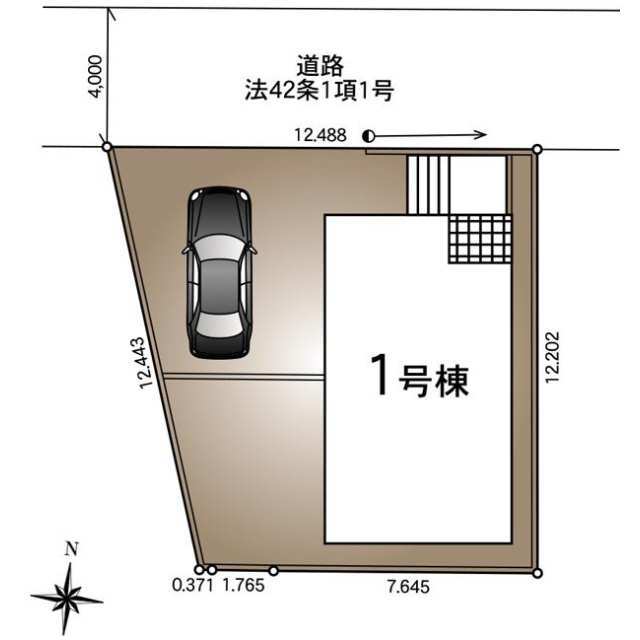 クレイドルガーデン相模原市中央区淵野辺本町 第36の見取り図