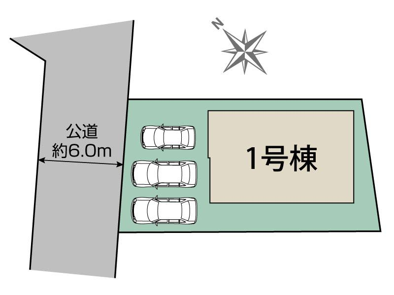 ブルーミングガーデン藤沢市柄沢１棟の見取り図