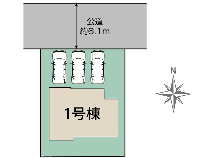 ブルーミングガーデン仙台市太白区中田町字寺浦１棟の見取り図