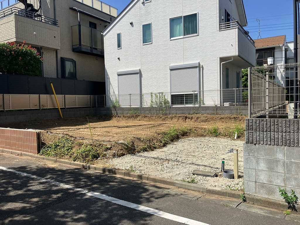 販売現地写真（2026年5月撮影） 建築前です