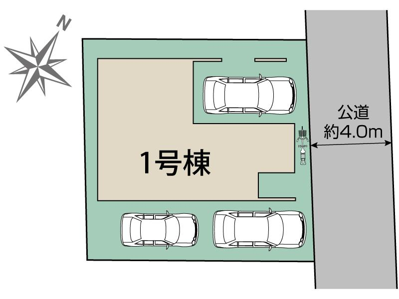 ブルーミングガーデン知多市寺本新町２丁目１棟の見取り図