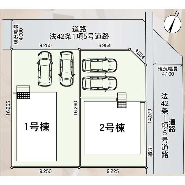 クレイドルガーデン大崎市古川鶴ケ埣 第4の見取り図