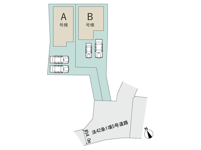 ハートフルタウン藤沢市本鵠沼1丁目1759番20の見取り図