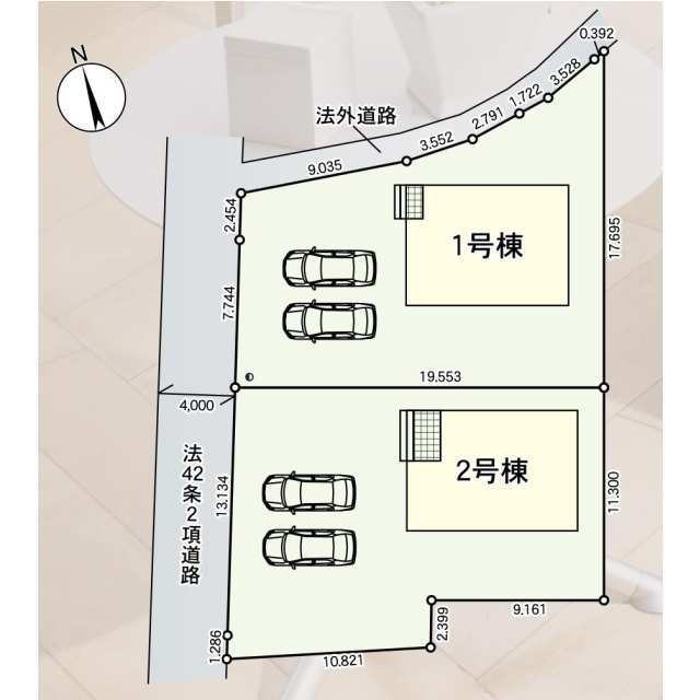 クレイドルガーデン高崎市中豊岡町 第3の見取り図