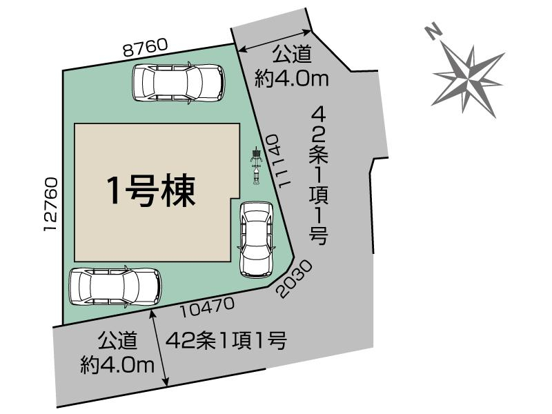 大津市坂本2丁目1棟 区画図