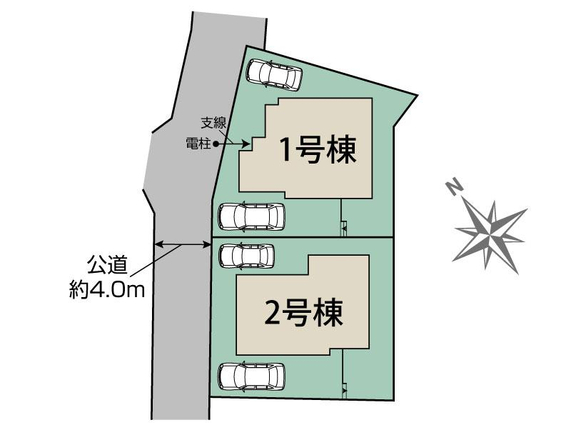 八王子市寺田町2棟 区画図