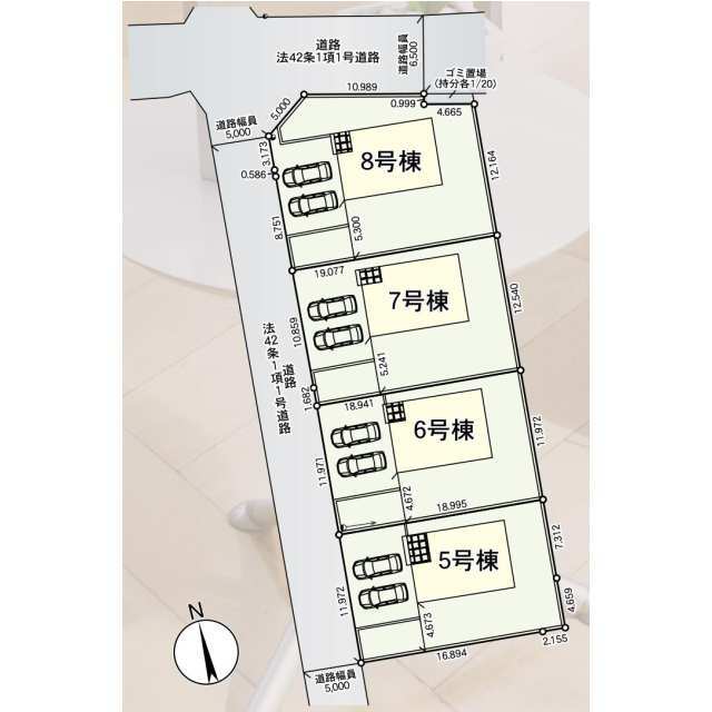 クレイドルガーデン匝瑳市春海 第1の見取り図