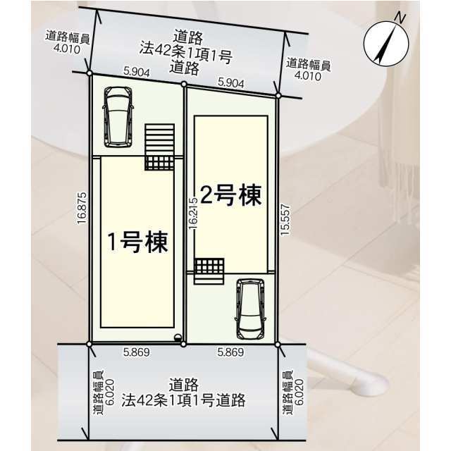 クレイドルガーデンさいたま市見沼区春岡 第16の見取り図