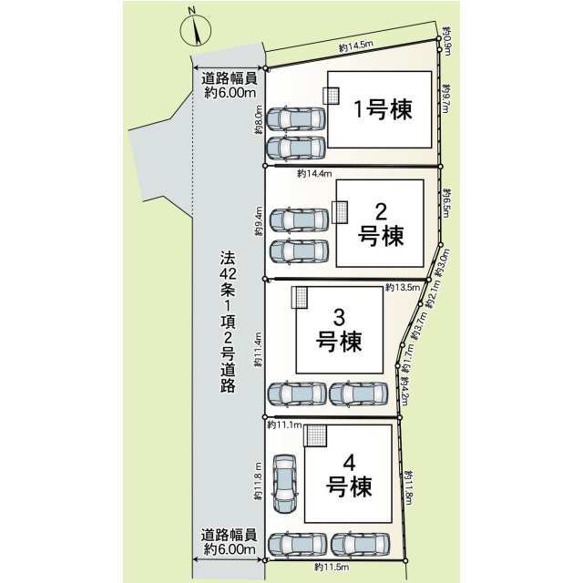 クレイドルガーデン和歌山市新庄 第4の見取り図