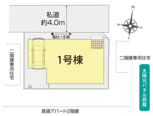 ブルーミングガーデン春日部市中央８丁目４期　１棟の見取り図