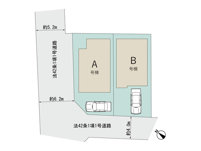 ハートフルタウン船橋市新高根3丁目3152番の見取り図