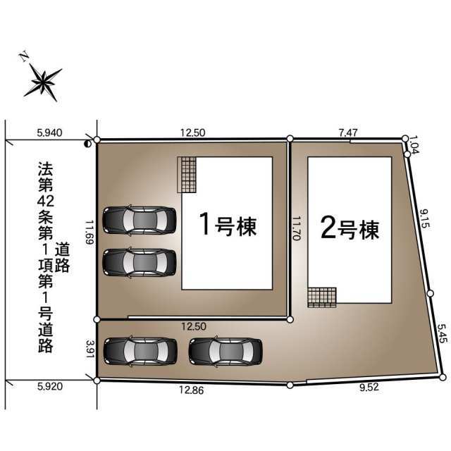 クレイドルガーデン日光市平ケ崎 第1の見取り図