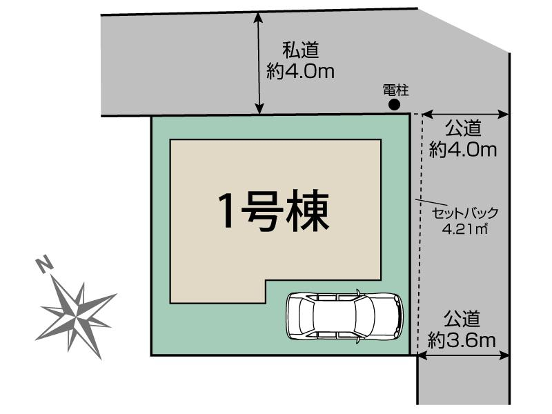 ブルーミングガーデン船橋市松が丘５丁目１棟の見取り図