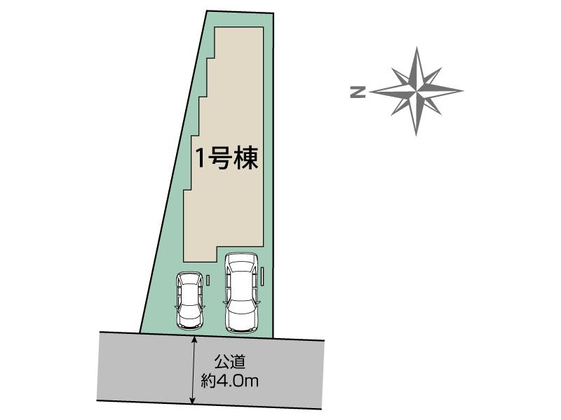廿日市市串戸3丁目1棟 区画図 【販売中物件：1号棟】