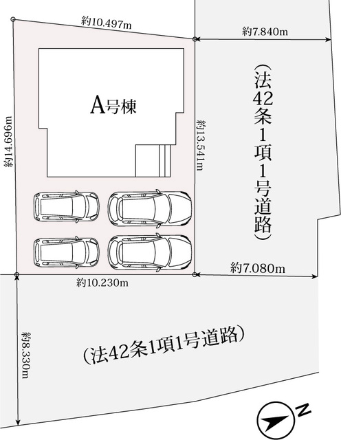 ハートフルタウン春日井市坂下町3丁目1212番の見取り図