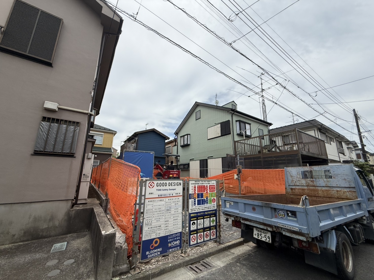 反閇現地・基礎工事中（6月22日撮影） 