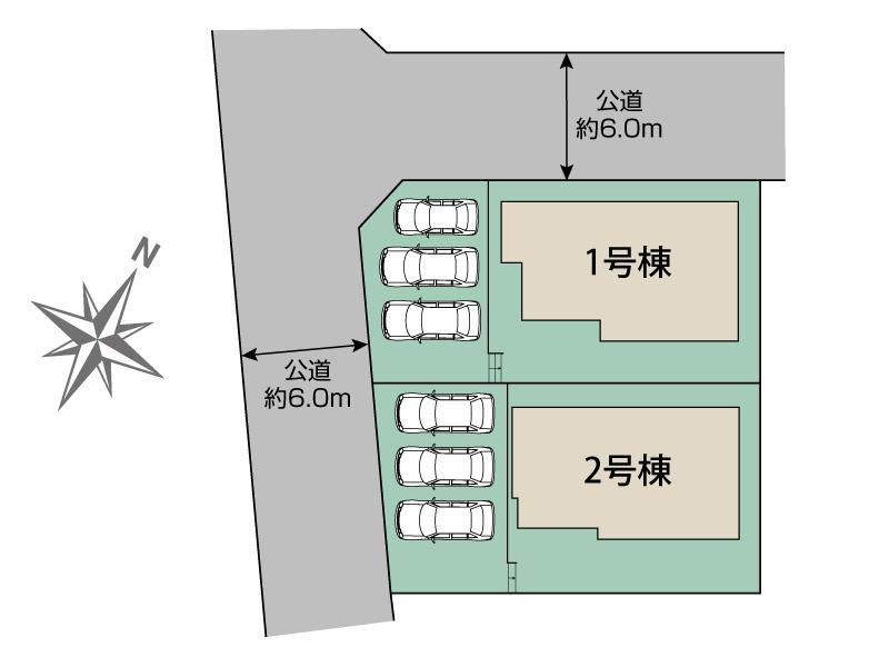 ブルーミングガーデン名古屋市緑区藤塚１丁目２棟の見取り図