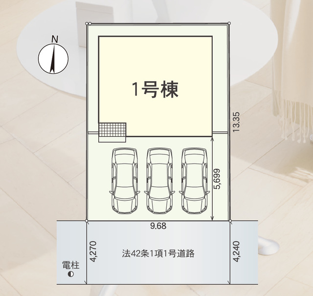 クレイドルガーデン倉敷市羽島 第2の見取り図