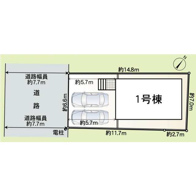 クレイドルガーデン今治市大正町 第1の見取り図