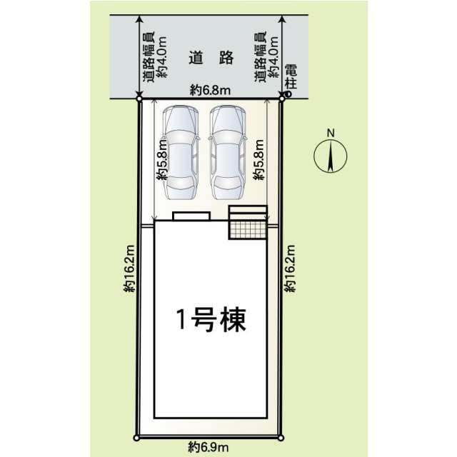 クレイドルガーデン松山市土居田町 第4の見取り図