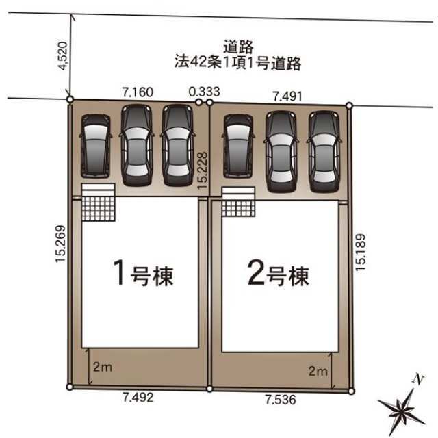 クレイドルガーデン相模原市中央区光が丘 第13の見取り図