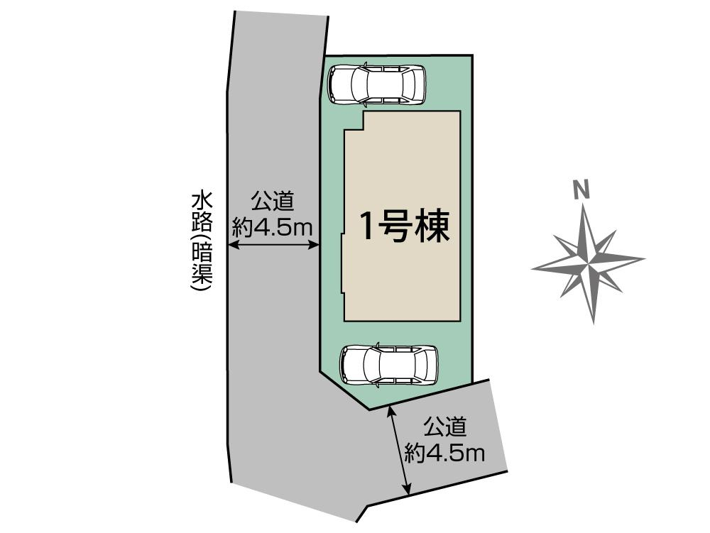 ブルーミングガーデン川口市安行吉岡２期１棟の見取り図