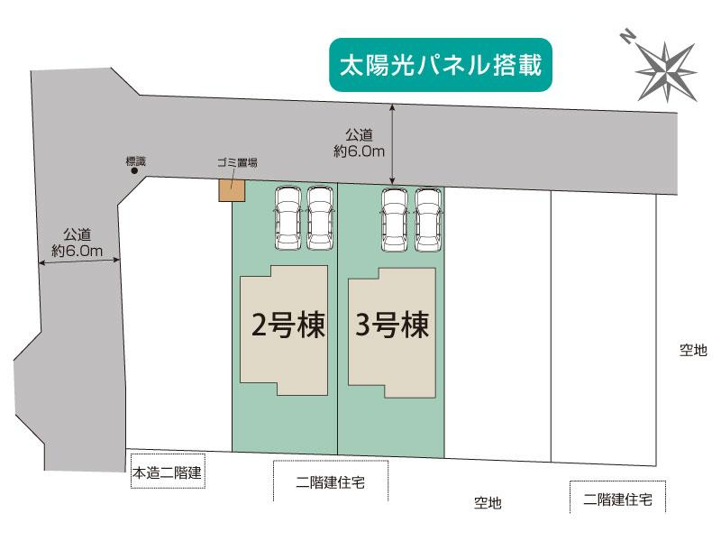 ブルーミングガーデン北足立郡伊奈町寿２丁目　５棟の見取り図