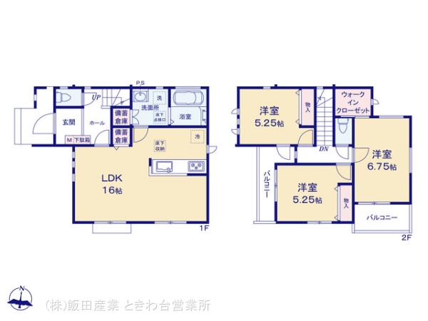 ハートフルタウン三鷹市北野4丁目115番の見取り図