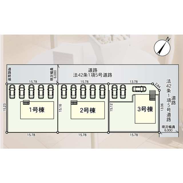 クレイドルガーデン白河市大 第6の見取り図