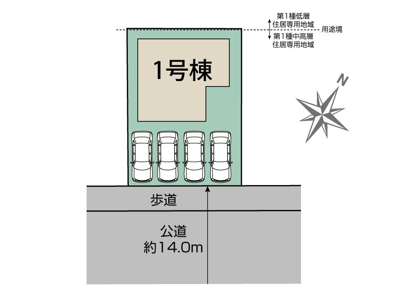 ブルーミングガーデン桶川市坂田１棟の見取り図