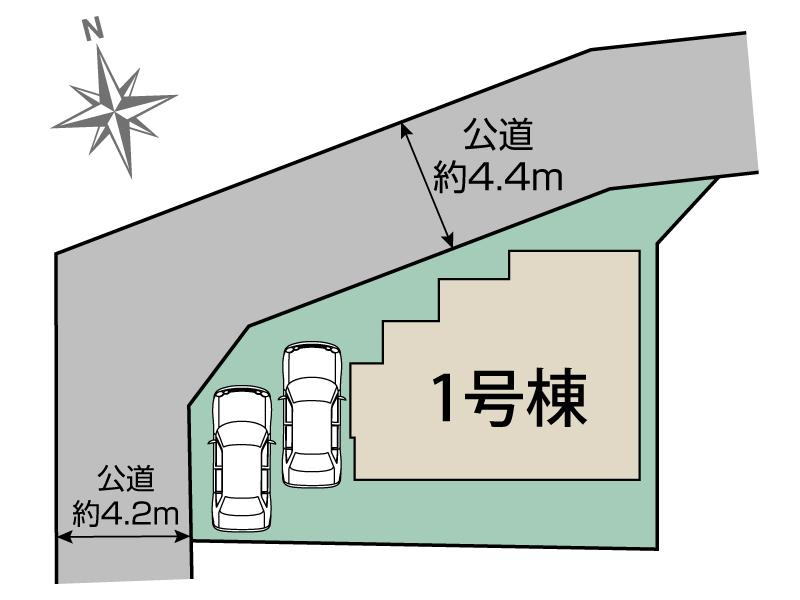 ブルーミングガーデン四街道市大日２期１棟の見取り図