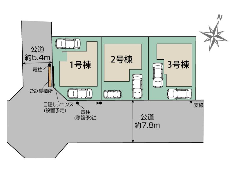 ブルーミングガーデン杉並区善福寺４丁目３棟の見取り図
