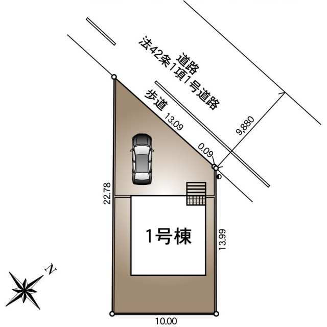 クレイドルガーデン杉戸町清地 第18の見取り図