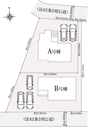 ハートフルタウンさいたま市見沼区大和田町2丁目197番の見取り図