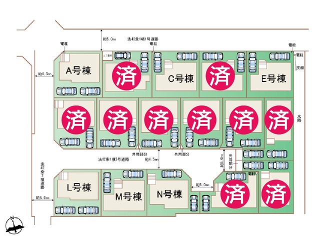 ハートフルタウン松枝2丁目31番の見取り図