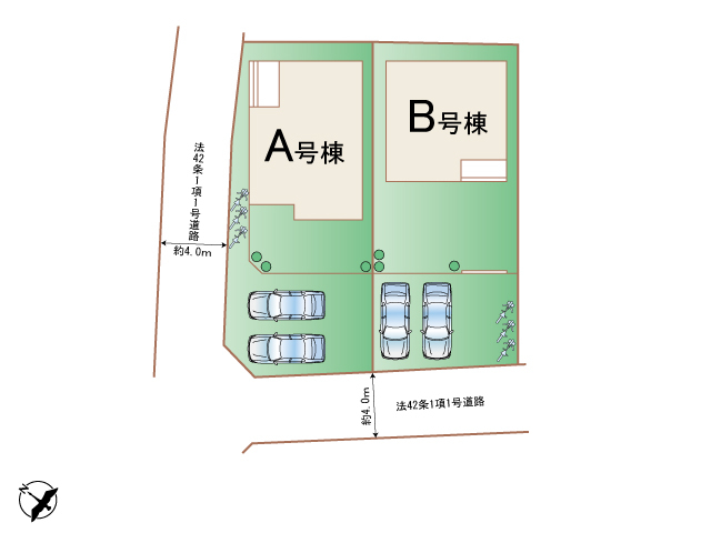 ハートフルタウン町田市木曽西5丁目1379の見取り図