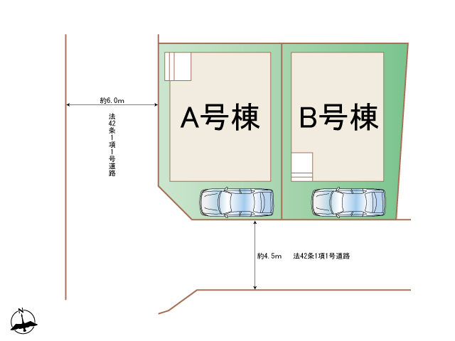 ハートフルタウン横浜市神奈川区菅田町2360の見取り図