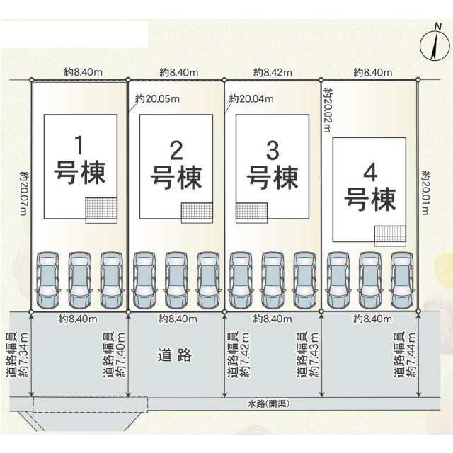 クレイドルガーデン鯖江市水落町 第6の見取り図