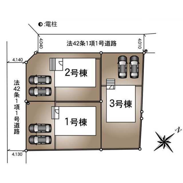 クレイドルガーデンつくば市谷田部 第24の見取り図
