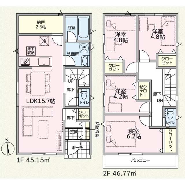 クレイドルガーデン仙台市青葉区桜ケ丘 第16の見取り図