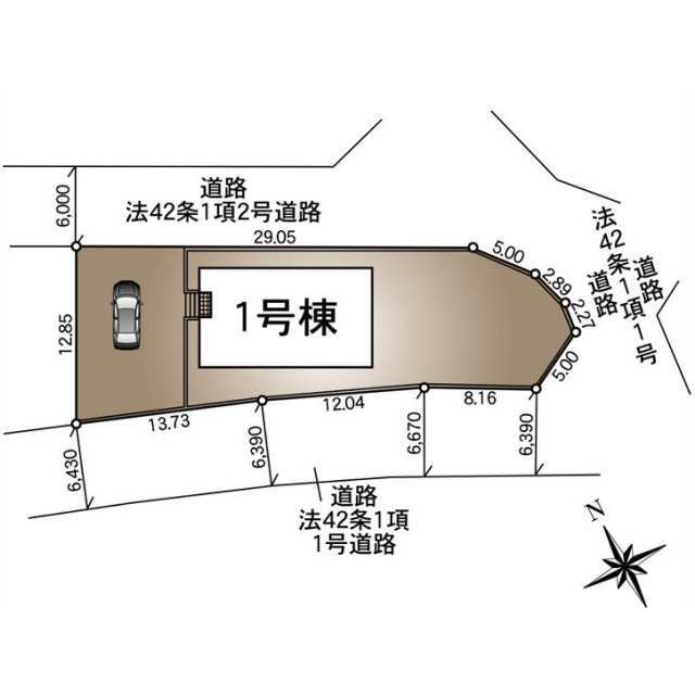 クレイドルガーデン加須市下高柳 第4の見取り図
