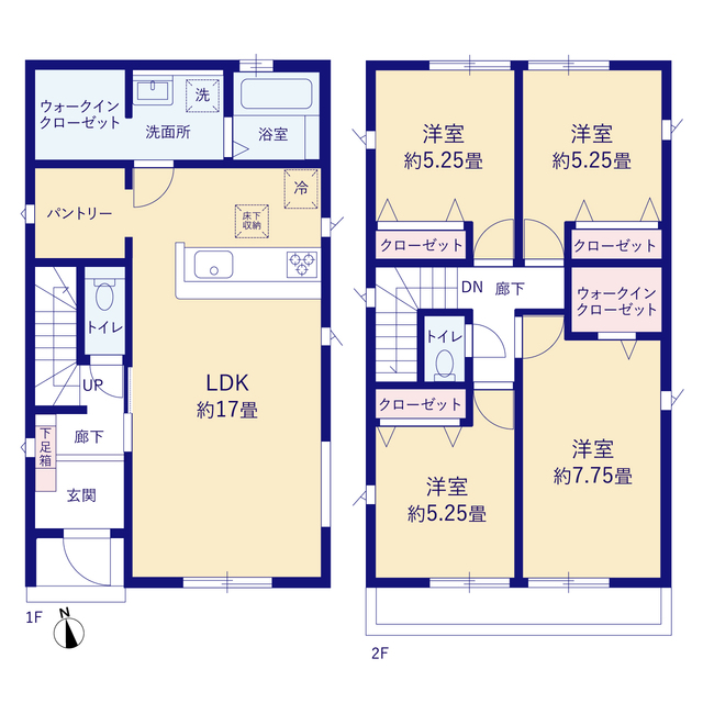 グラファーレ4373千葉市あすみが丘４期３棟の見取り図